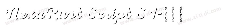 NexaRust Script S 1字体转换